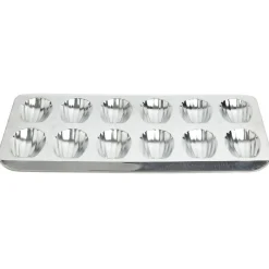 Gifi Plaque pour 12 madeleines en métal