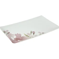Gifi Plat à cake décor floral New