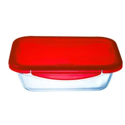 Gifi Plat à four avec couvercle hermétique Ô Cuisine 30x23 cm Hot