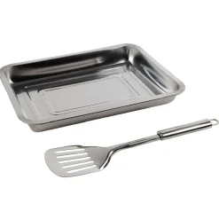 Gifi Plat à four avec spatule en inox 4,8L New