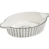 Gifi Plat à four blanc et noir Jaya bohème Sale