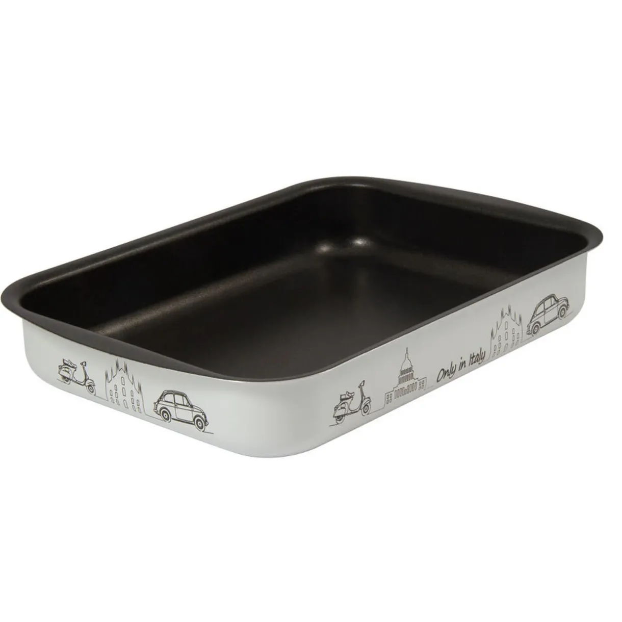 Gifi Plat à four décor Italie Discount