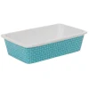 Gifi Plat à four design bleu turquoise Outlet