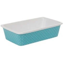Gifi Plat à four design bleu turquoise Outlet