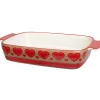 Gifi Plat à four design coeur rouge Outlet