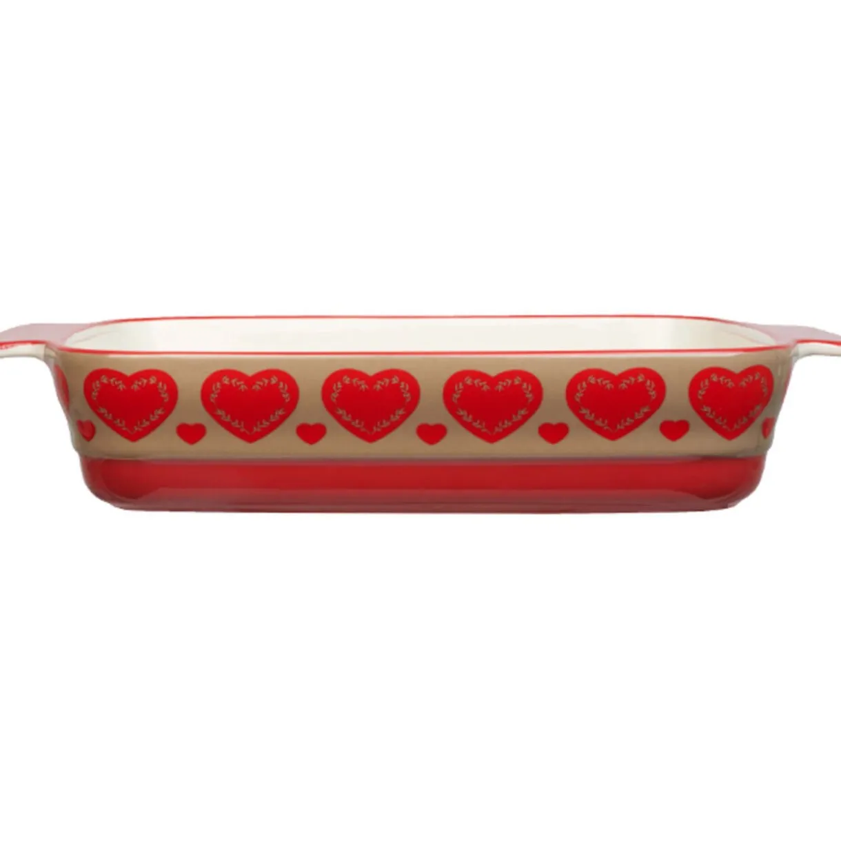 Gifi Plat à four design coeur rouge Outlet