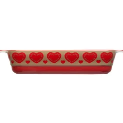 Gifi Plat à four design coeur rouge Outlet