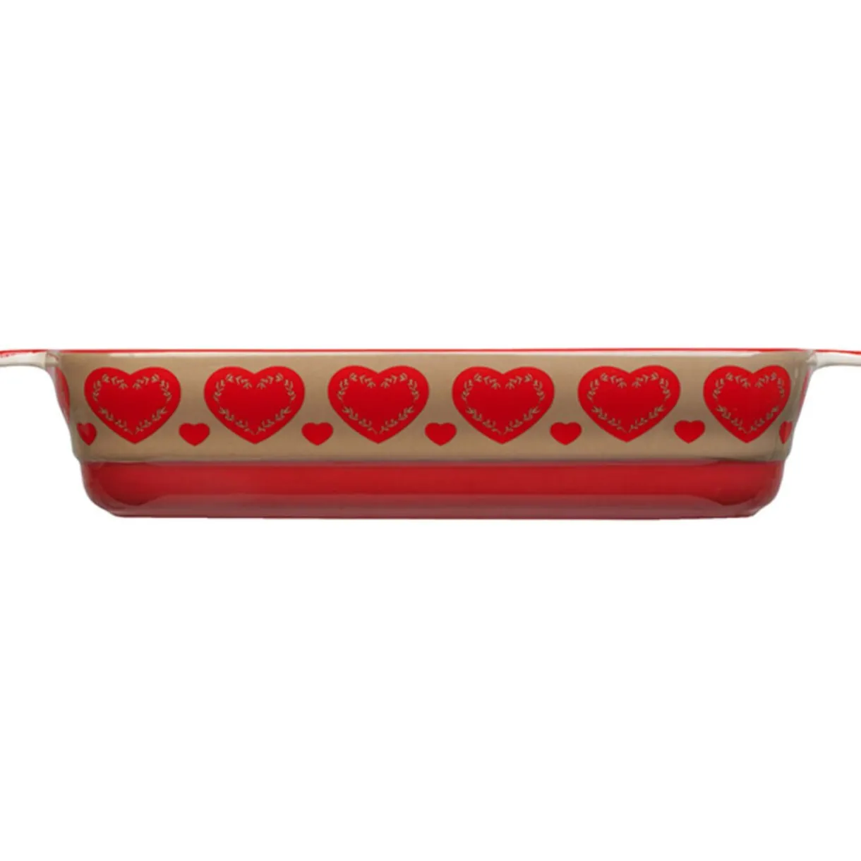 Gifi Plat à four design coeur rouge Outlet