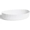 Gifi Plat à four en verre opale blanc 36,9x28,6xH8cm Sale