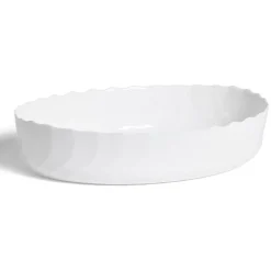Gifi Plat à four en verre opale blanc 36,9x28,6xH8cm Sale