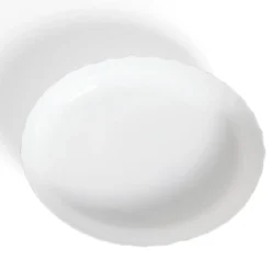 Gifi Plat à four en verre opale blanc 36,9x28,6xH8cm Sale