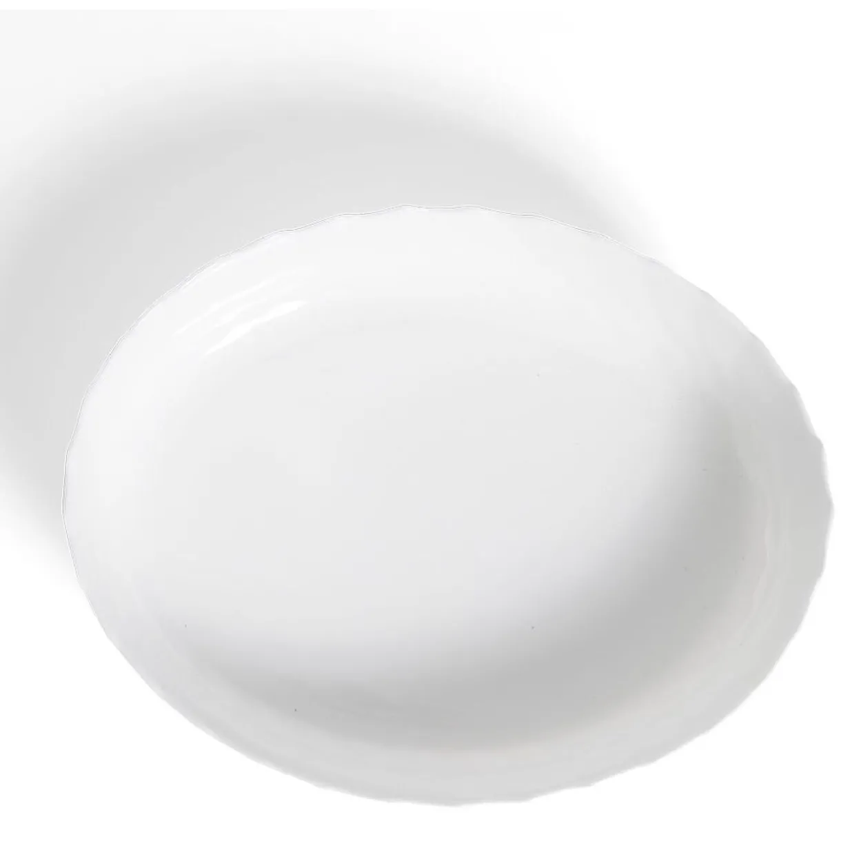 Gifi Plat à four en verre opale blanc 36,9x28,6xH8cm Sale