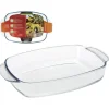 Gifi Plat à four en verre transparent 2,6 L Best