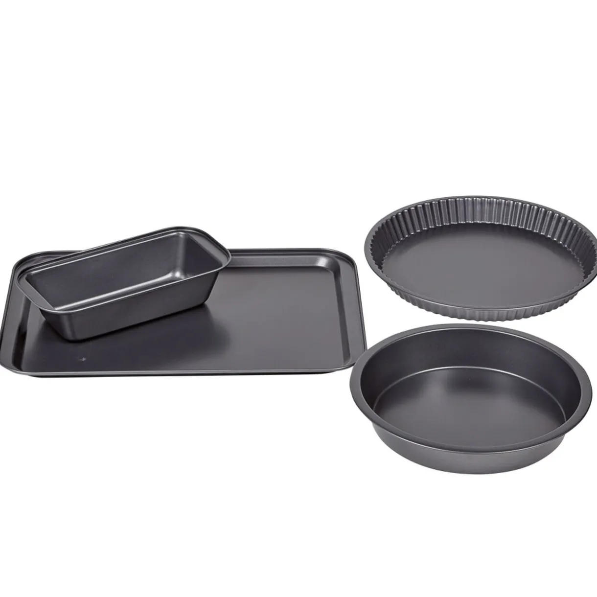 Gifi Plat à four gris x4 Best