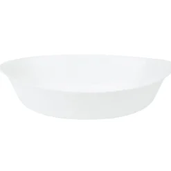 Gifi Plat à four ovale Luminarc verre blanc 32 cm Outlet