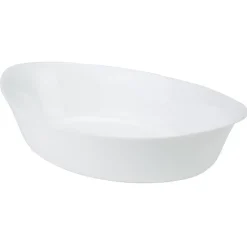 Gifi Plat à four ovale Luminarc verre blanc 32 cm Outlet