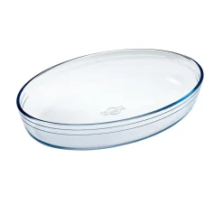 Gifi Plat à four ovale transparent New