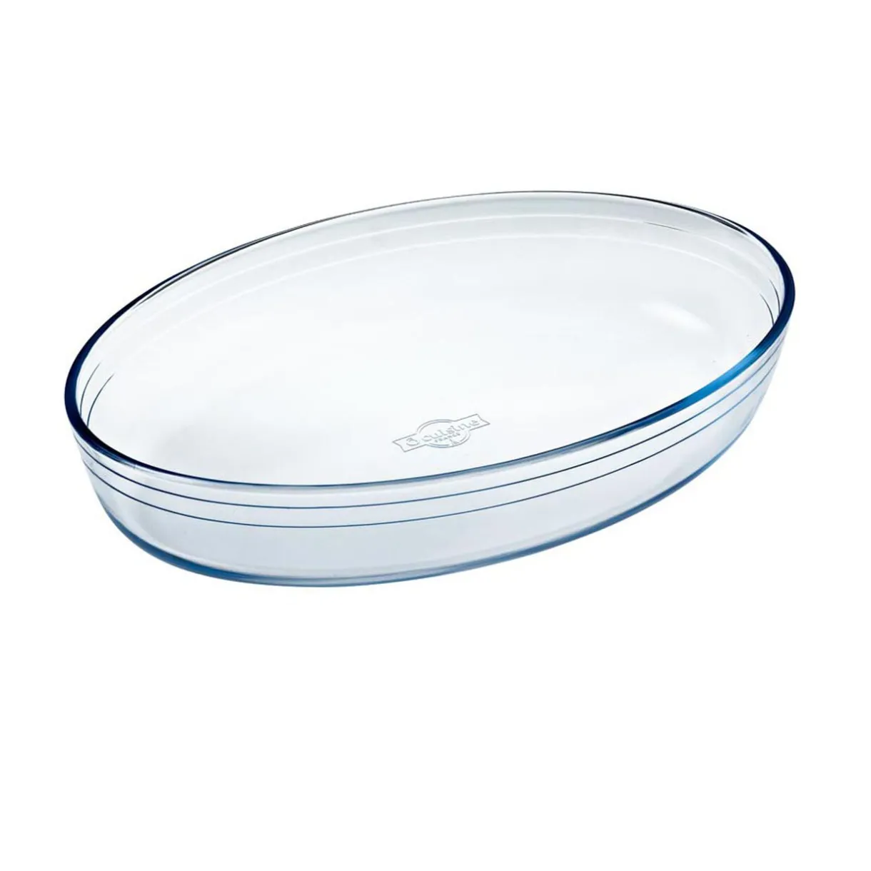 Gifi Plat à four ovale transparent New