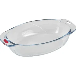 Gifi Plat à four Pyrex ovale transparent 1,8L Sale