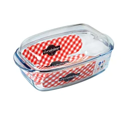 Gifi Plat à four rectangulaire transparent 6,5 L Hot
