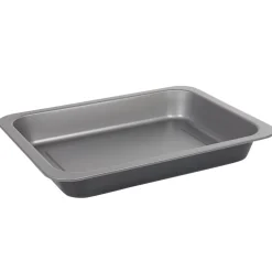 Gifi Plat à four rectangulaire gris revêtement anti adhérent New