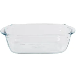 Gifi Plat à four rectangulaire en verre couvercle plastique Hot