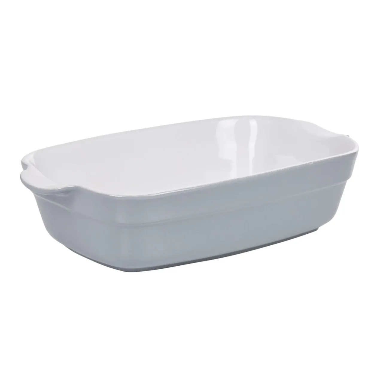 Gifi Plat à four rectangulaire gris blanc Online