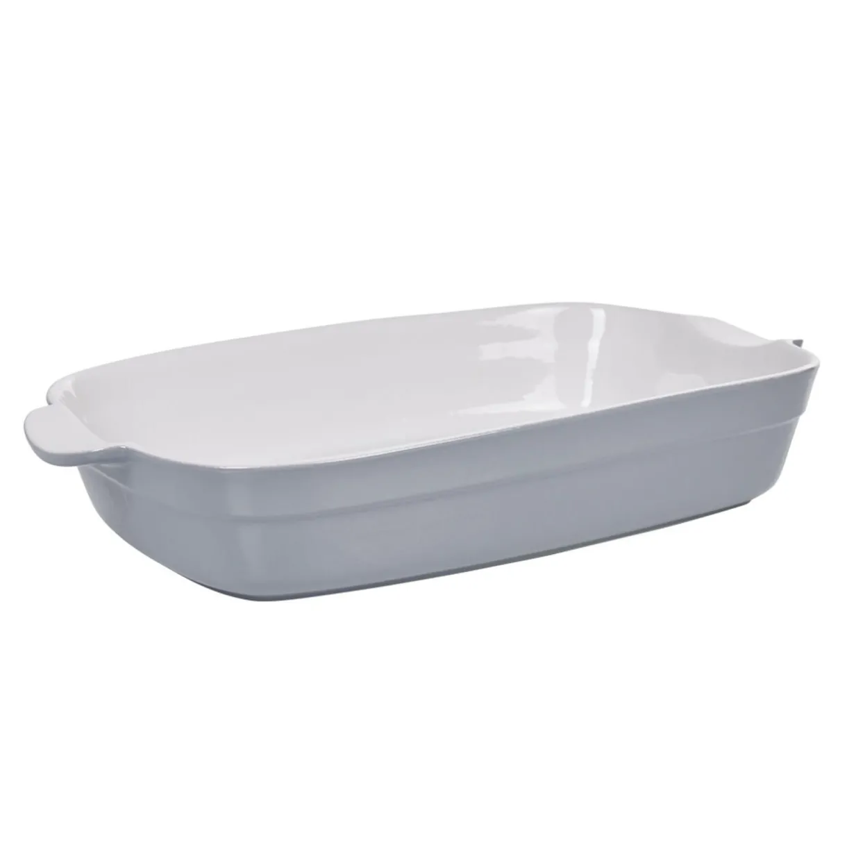 Gifi Plat à four rectangulaire gris blanc grand format Sale