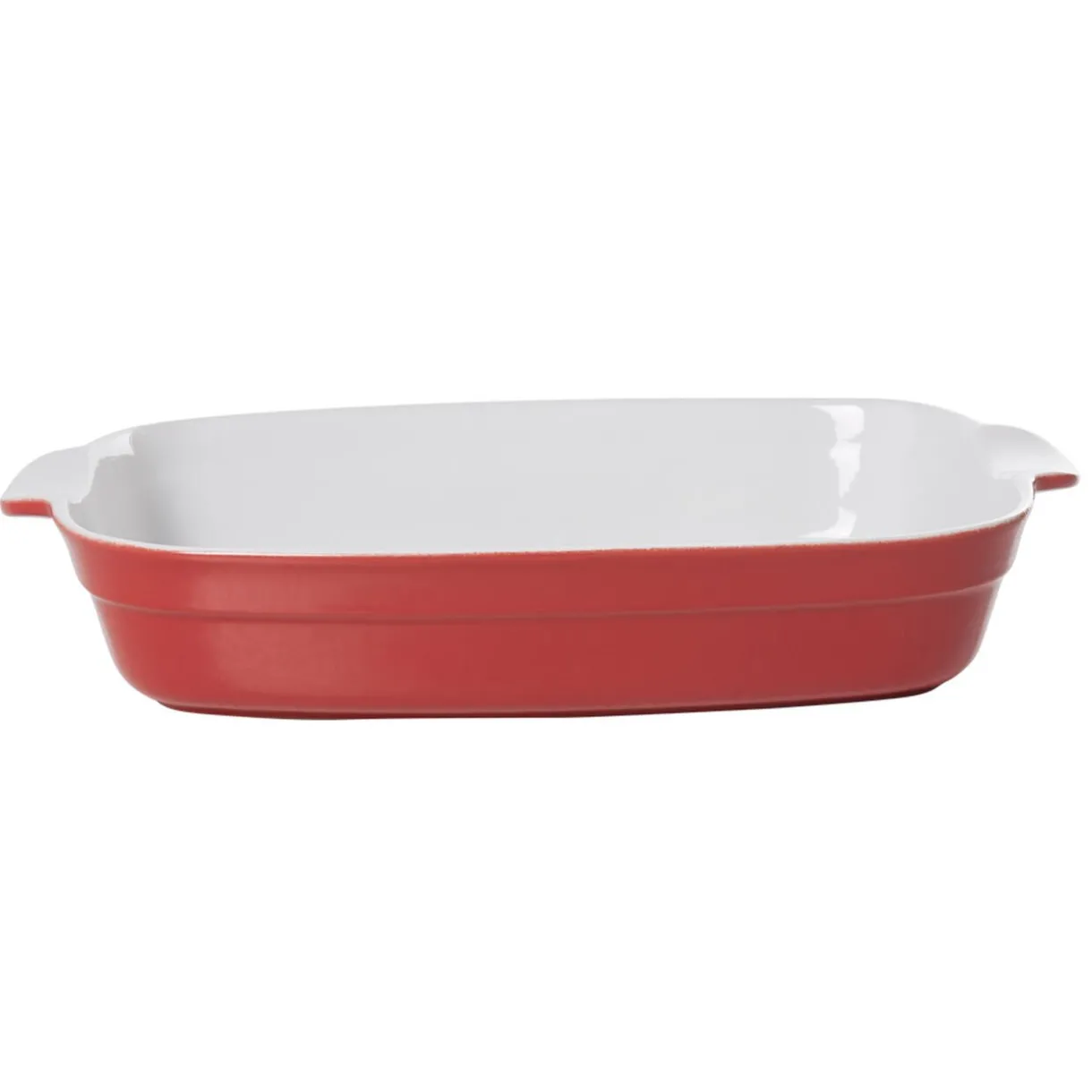 Gifi Plat à four rectangulaire rouge blanc grand format Clearance