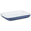 Gifi Plat à four rectangulaire bleu et blanc Clearance