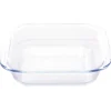 Gifi Plat à four rectangulaire en verre 19,6x17xH4,6cm Best