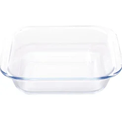 Gifi Plat à four rectangulaire en verre 19,6x17xH4,6cm Best