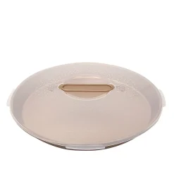 Gifi Plat à tarte anti adhérent couvercle de transport Ø30xH6cm Clearance
