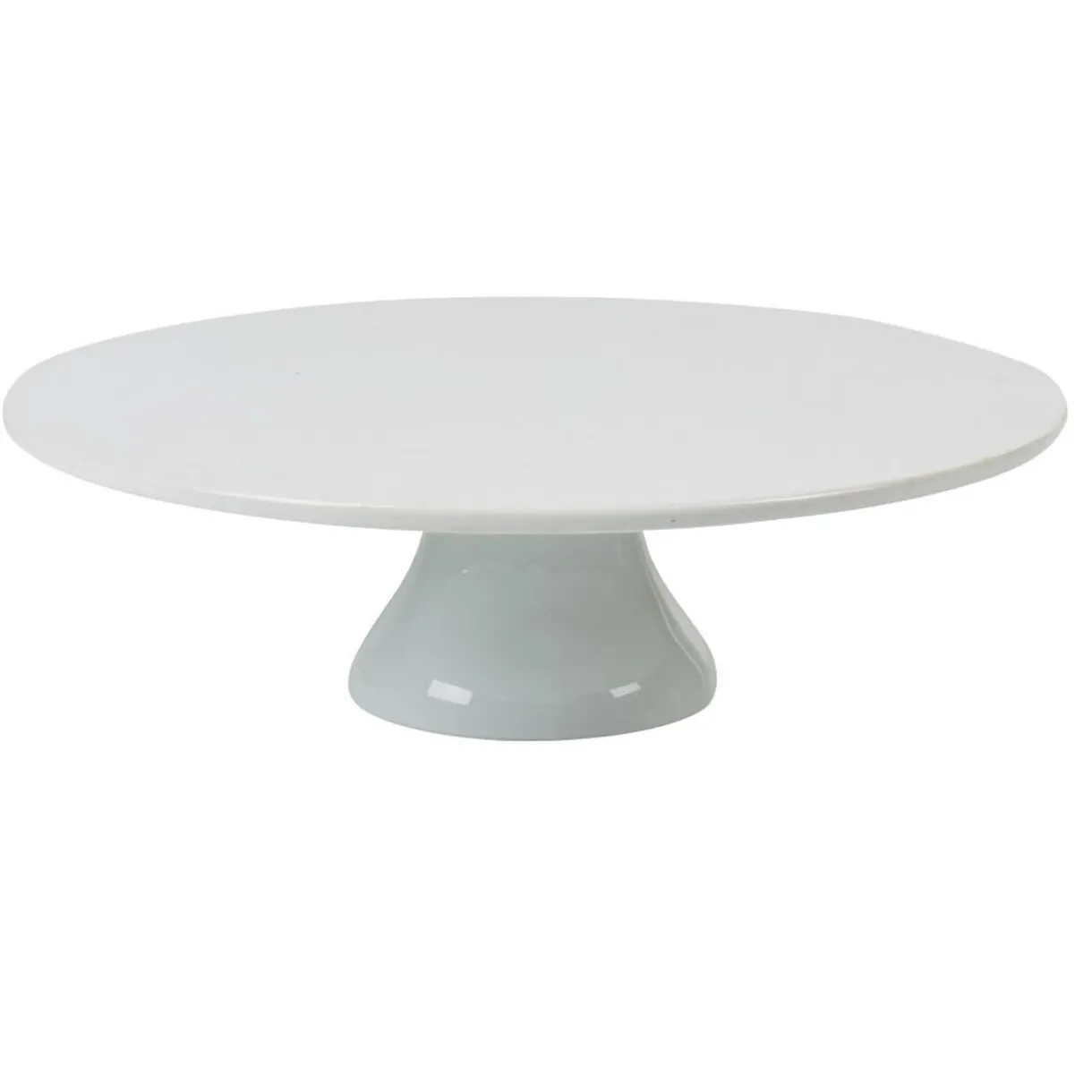 Gifi Plat à tarte sur pied blanc Discount