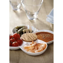 Gifi Plat apéritif en forme de fleur Hot