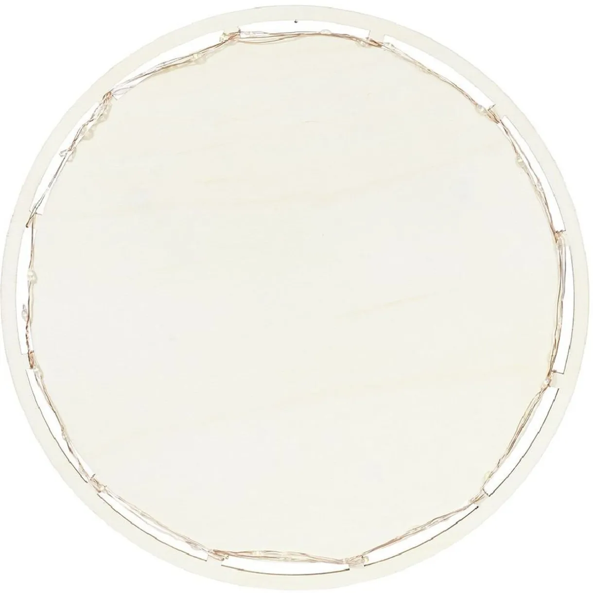 Gifi Plat de présentation à LED Ø26,5cm bois beige Sale