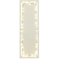 Gifi Plat de présentation à LED 30x12cm bois beige Sale