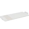 Gifi Plat de présentation rectangulaire blanc et rouge Clearance