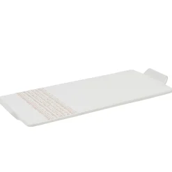 Gifi Plat de présentation rectangulaire blanc et rouge Clearance