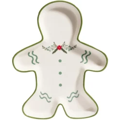 Gifi Plat de service en céramique forme bonhomme Clearance