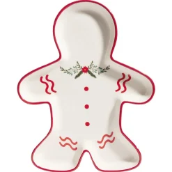 Gifi Plat de service en céramique forme bonhomme Clearance
