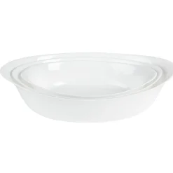 Gifi Plat four verre smart cuisine Luminarc blanc x 3 New