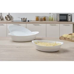 Gifi Plat four verre smart cuisine Luminarc blanc x 3 New