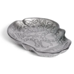 Gifi Plat Halloween tête de mort mexicaine en verre noir 15x11xH2cm Hot