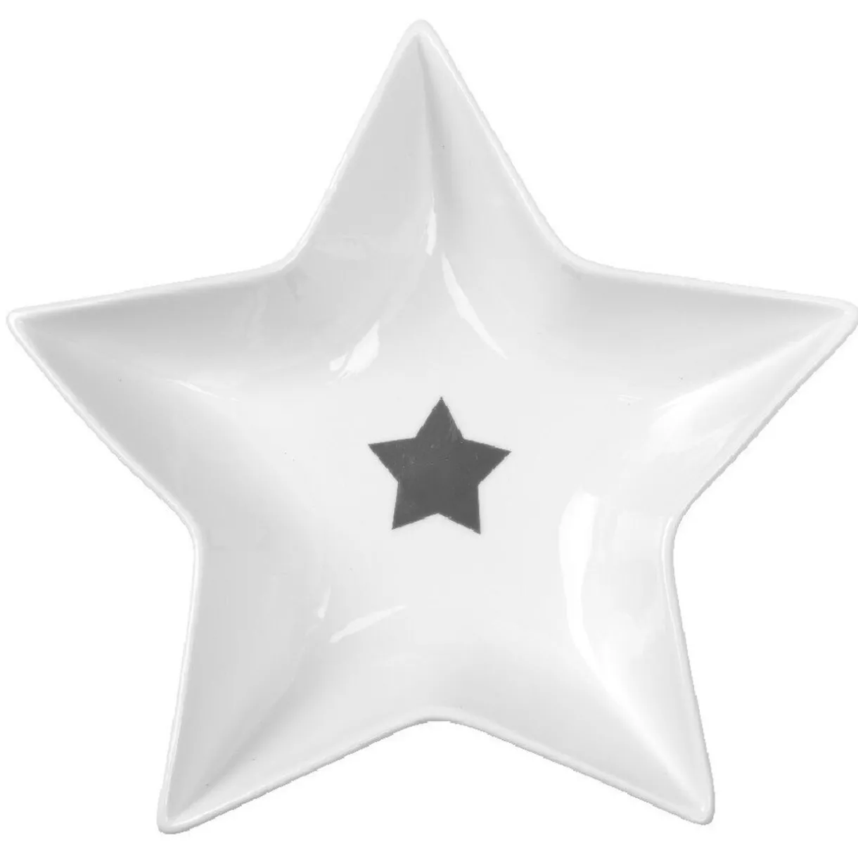 Gifi Plat porcelaine étoile