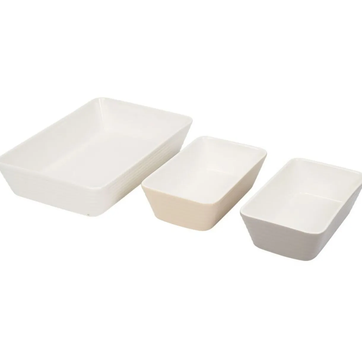 Gifi Plat rectangulaire cuisson four x3 céramique blanc Online