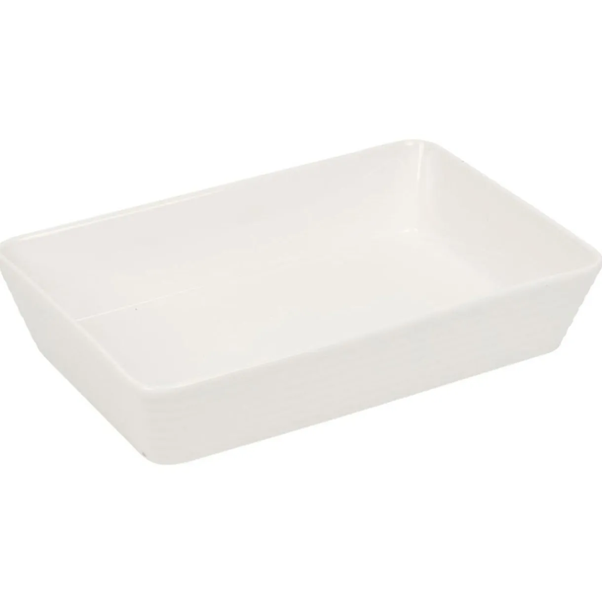 Gifi Plat rectangulaire cuisson four x3 céramique blanc Online