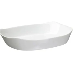 Gifi Plat rectangulaire en opale couleur blanc 30x22cm Sale
