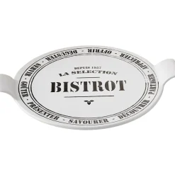 Gifi Plateau à fromage noir et blanc