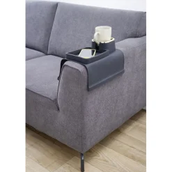 Gifi Plateau accoudoir canapé support verre et télécommande 42,5x32xH7cm